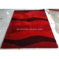 Polyester 1200D Silk Shaggy dengan Design